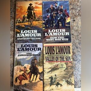 Louis L'Amour Paperback Western Book Lot - Four Titles-Vintage Books